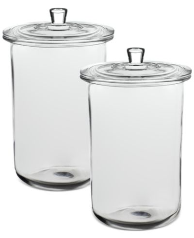 Anchor Hocking 2-Pc. Goode Sundry Lidded Canister Set