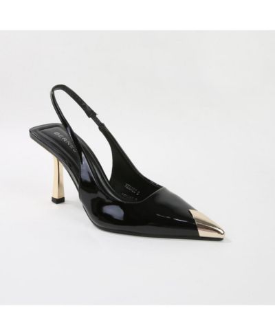 Туфли BERNESS Vega Metallic Cap-Toe Slingback