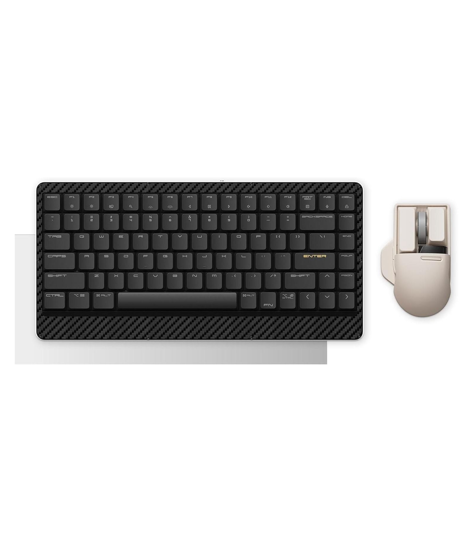 Механическая клавиатура LOFREE Edge Low Profile с мышью, Bluetooth и проводным подключением для Windows