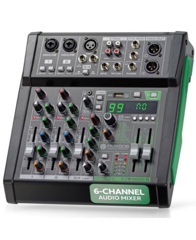 Микшерный пульт Pyle 6-Ch. Audio Sound Mixer Bluetooth Studio Mixer DJ Controller