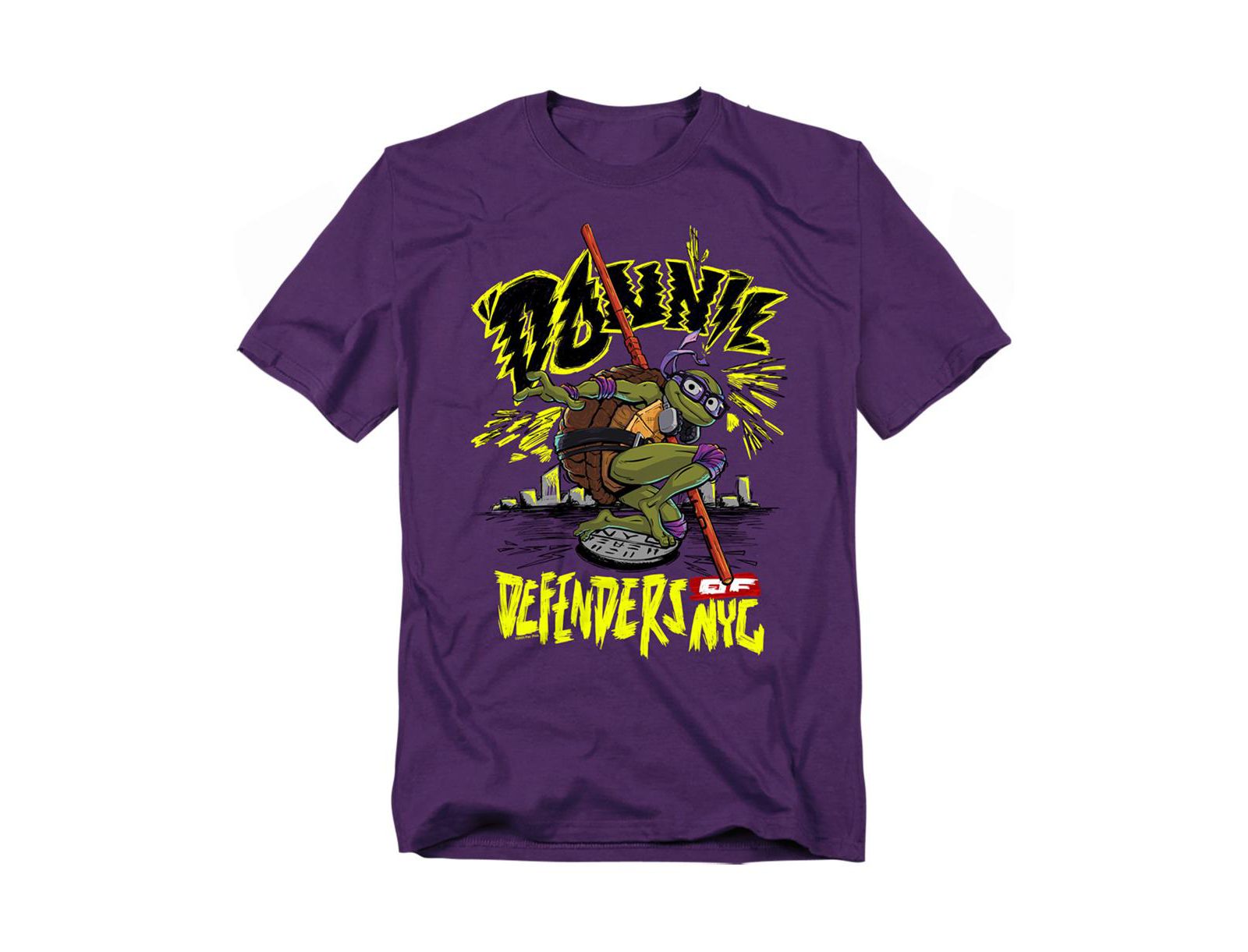 Футболка Teenage Mutant Ninja Turtles Men's TMNT Mutant Mayhem Donnie City
