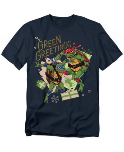 Футболка Teenage Mutant Ninja Turtles Big & Tall TMNT Mutant Mayhem Christmas Greetings Leonardo Raphael