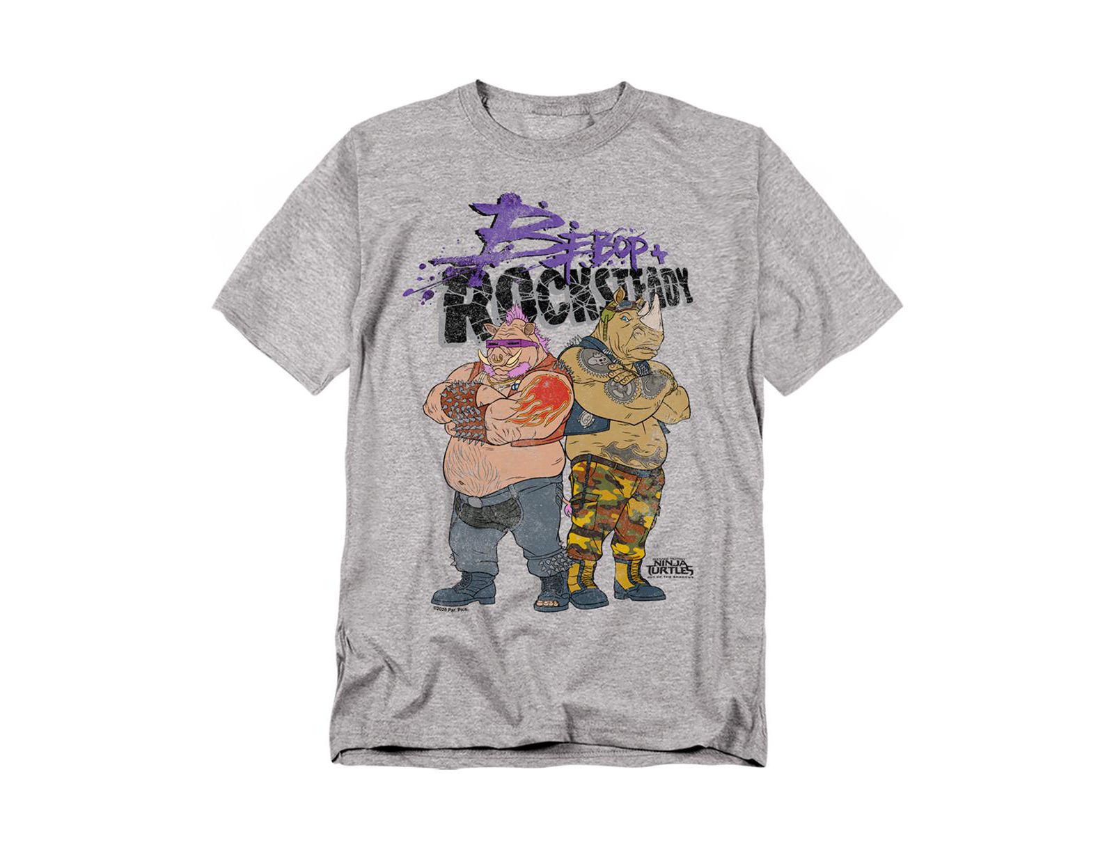 Teenage Mutant Ninja Turtles Big & Tall Out Of The Shadows Bebop And Rocksteady Standing T-Shirt
