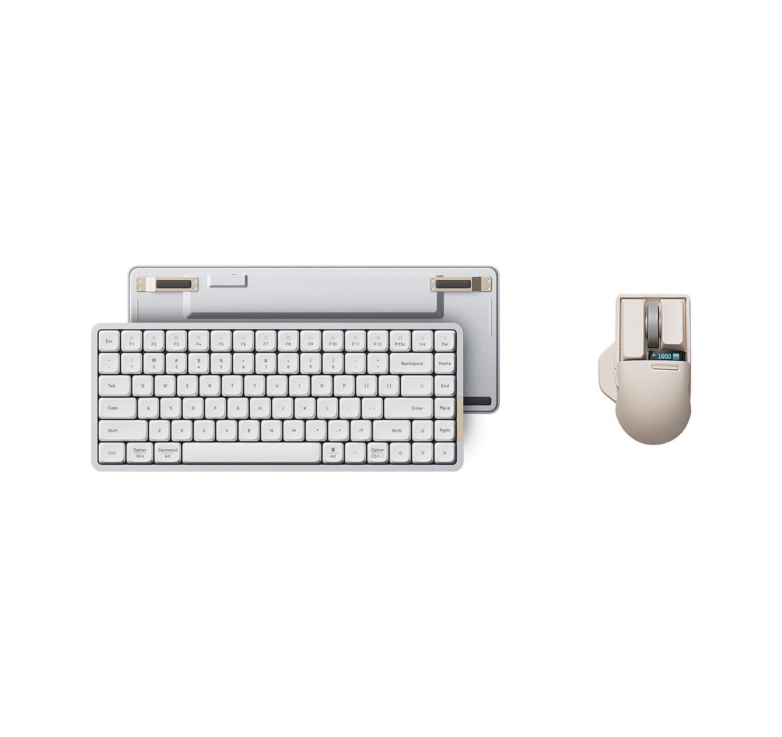 Комплект Lofree Flow84 Low Profile Mechanical Keyboard & PBT Wireless Mouse, 75% Rechargeable Bluetooth и проводная механическая клавиатура
