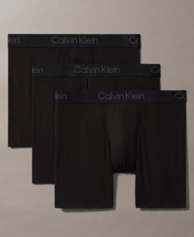 Calvin Klein Men's Ultra Soft Modal Boxer Briefs Underwear, 3-Pack