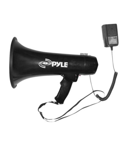 Pyle Megaphone Bullhorn 40-Watt Aux Input Speaker