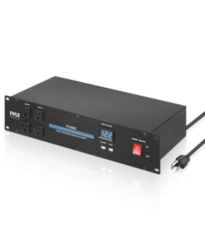 Pyle 19'' Rack Mount Power Conditioner - 3600 Watt Power Conditioner w/ 18 Outlets