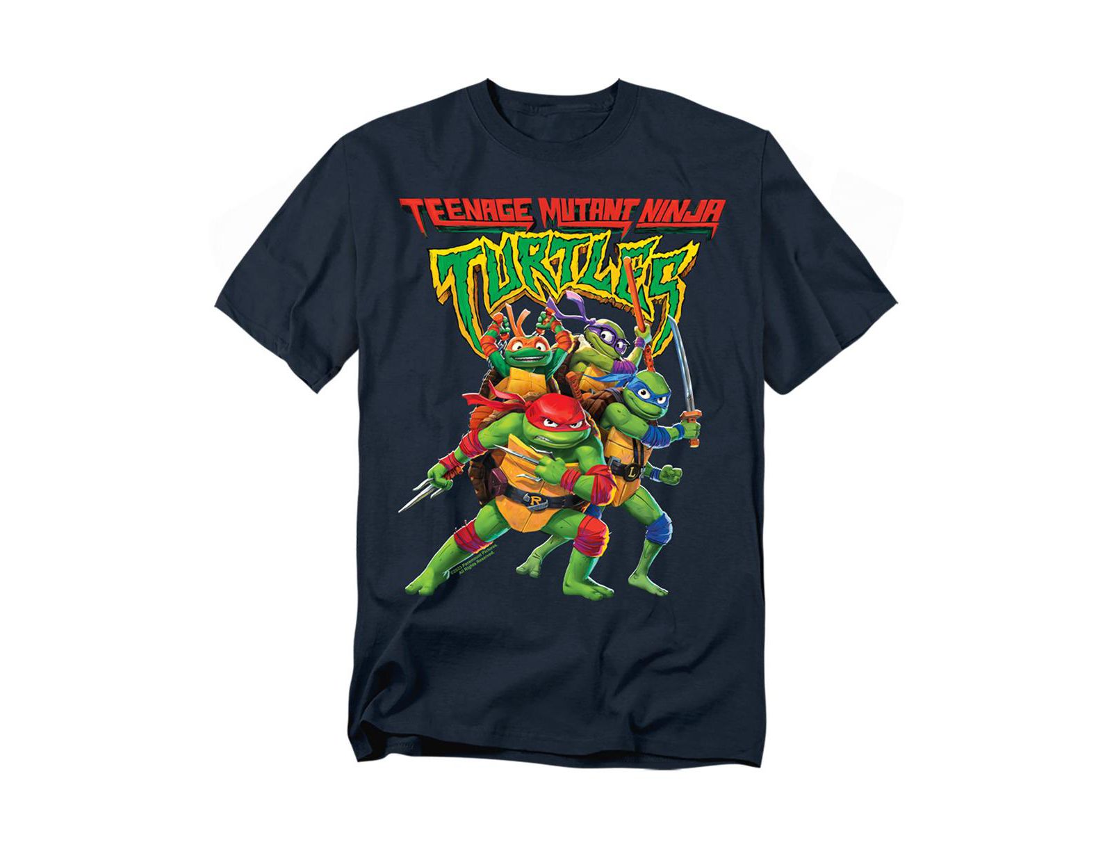 Teenage Mutant Ninja Turtles Мужская футболка с логотипом TMNT Mutant Mayhem
