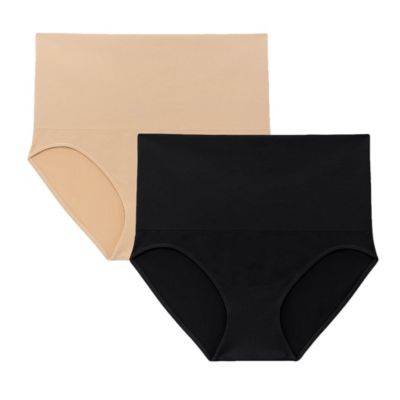 Motherhood Maternity Maternity Seamless Postpartum Shaper Panty with Belly Support, 2-Pack