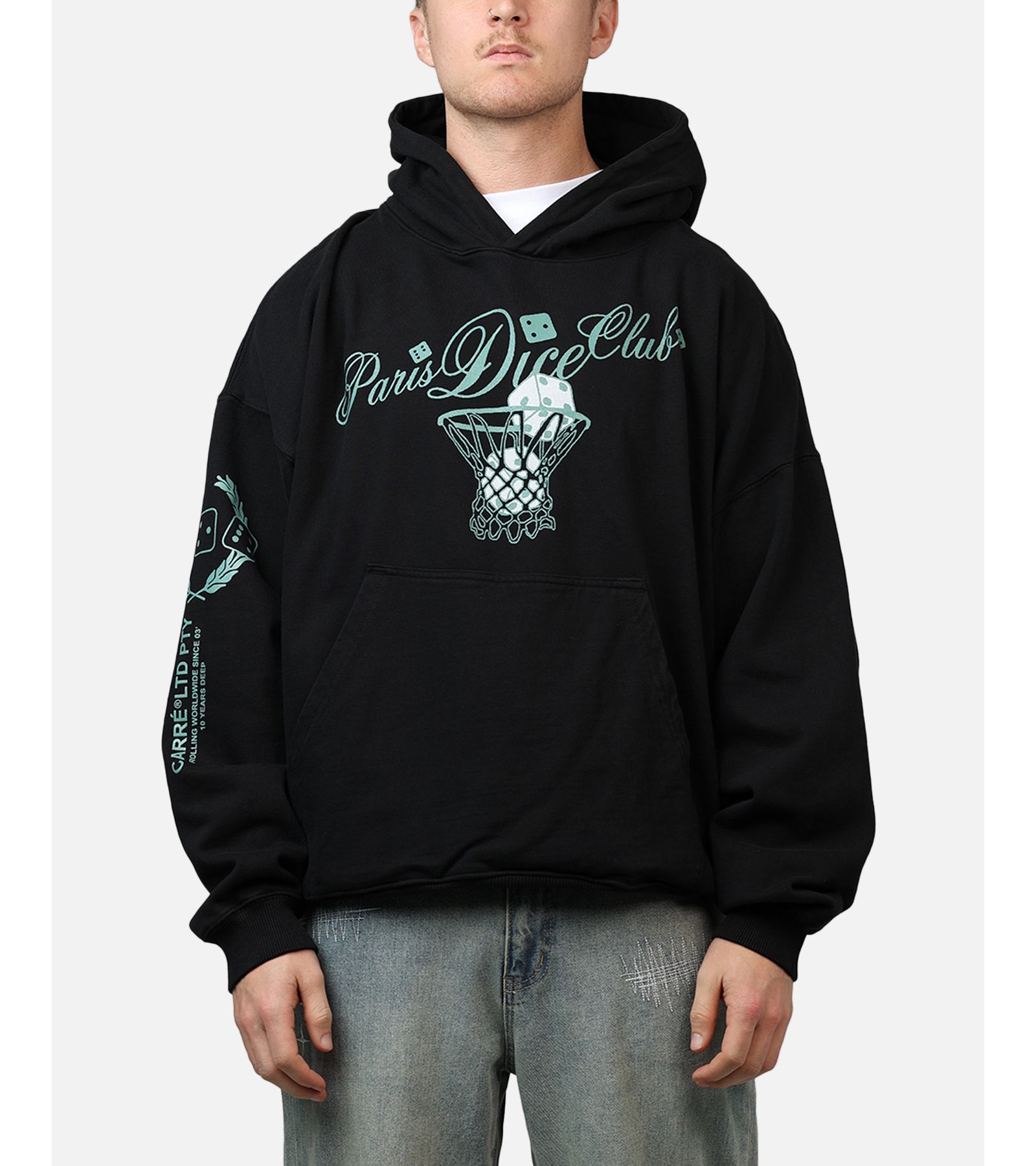 CARRE Men's худи Hooper, Medium, черный