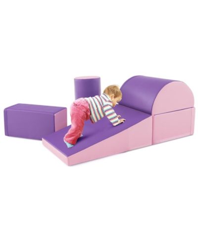 Игровой комплекс Gymax 5 PCS Kids Climb and Crawl Activity Playset Soft Foam Block