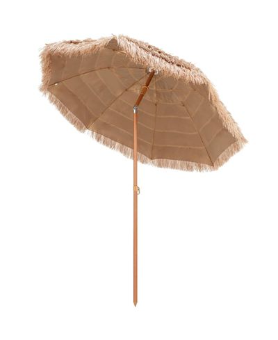 Тропический зонт Mecale 7.2 Feet Patio Thatched Tiki Umbrella Hawaiian Hula Beach Umbrella