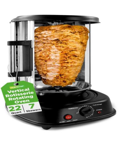 NutriChef Vertical Rotisserie Oven - Rotating Kebob Cooker