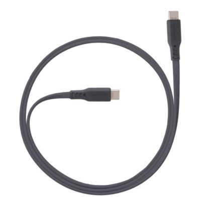 Кабель Ventev Flat USB C to USB C High Speed 3 Foot