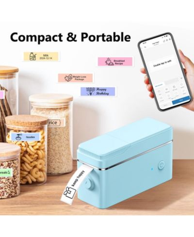 Портативный Bluetooth принтер этикеток SWIFINT P31-S со встроенным резаком