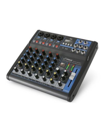 6-канальный Bluetooth студийный микшер Pyle, DJ-контроллер и аудиомикшерная консоль