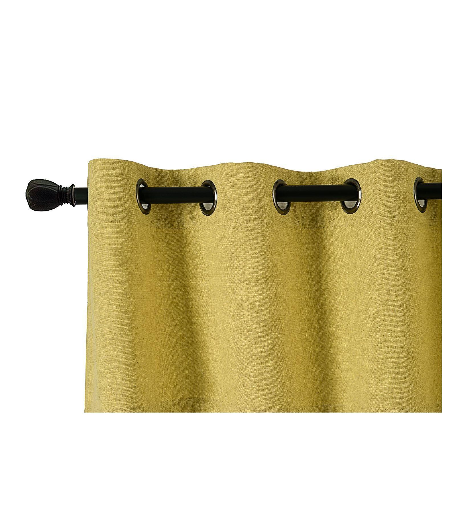 Kate Aurora Teen Decor Poly Cotton Grommet Top Window Valance