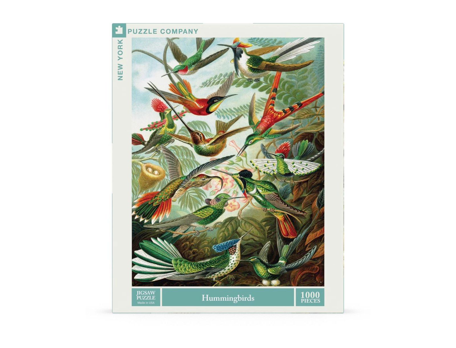 New York Puzzle Company Пазл Hummingbirds, 1000 деталей