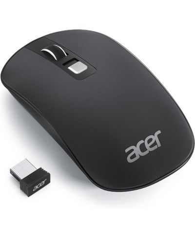 Acer Беспроводная компьютерная мышь, 2.4G Slim USB, с регулируемым DPI, 4 кнопки