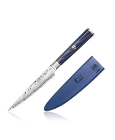 Cangshan Kita Series Нож Utility Serrated 5" с ножнами
