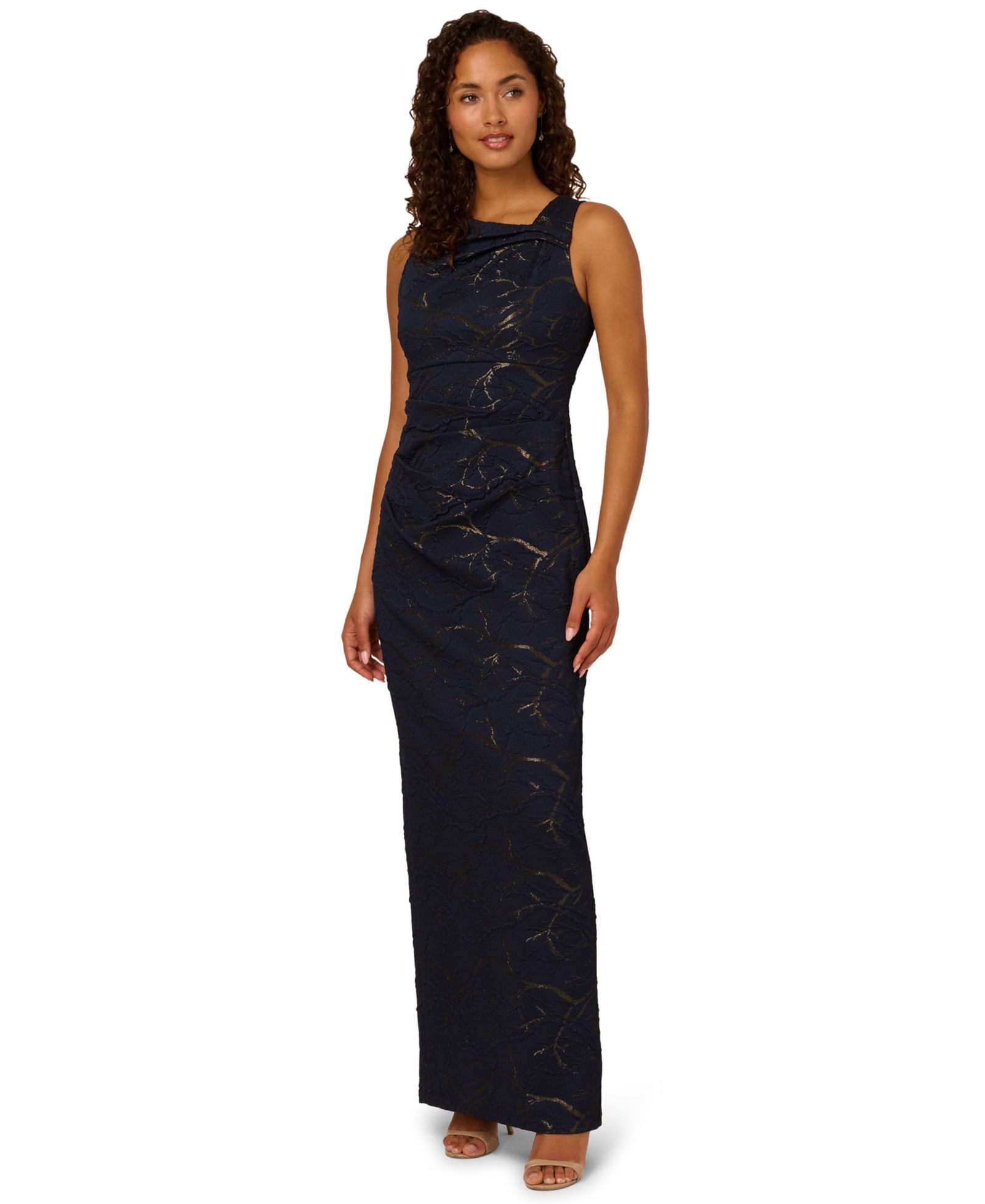 Вечернее платье Adrianna Papell Women's Sleeveless Column Gown