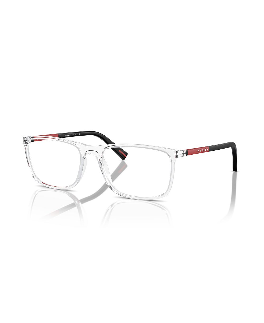 Prada Linea Rossa Man Rectangle Plastic PS 03QV Eyeglasses