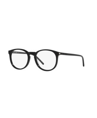 Saint Laurent очки Saint Laurent Unisex Round Plastic SL 106 Eyeglasses