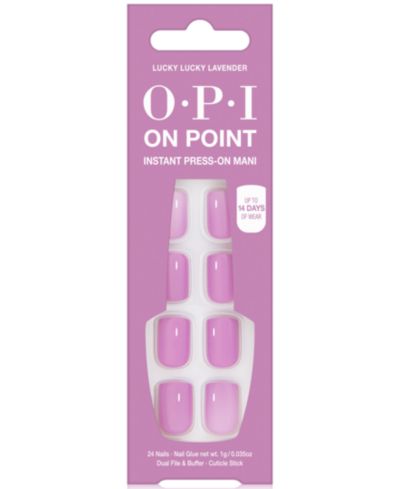 OPI On Point Instant Press-On Mani - Lucky Lucky Lavender