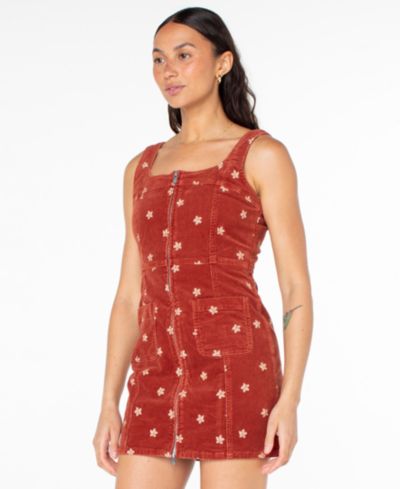 Женское кордуровое платье Roxy Square Neck Sami Embroidered
