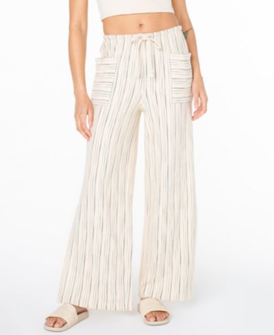 Женские брюки Roxy High-Rise Beach Breeze Slub Stripe