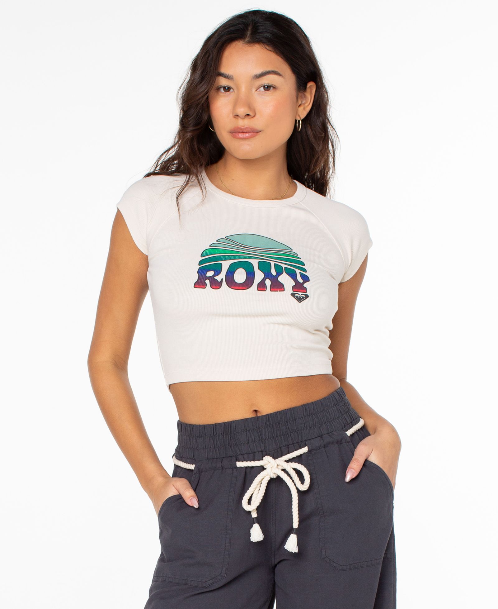 Roxy Women's Rising Screen Crewneck Top