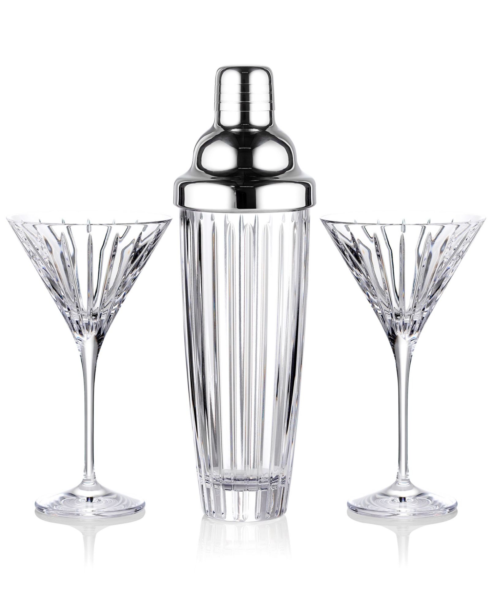 Marquis by Waterford Herald Cocktail Shaker and Martini Glasses, Set of 3, Macy's Exclusive