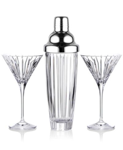 Marquis by Waterford Herald Cocktail Shaker and Martini Glasses, Set of 3, Macy's Exclusive