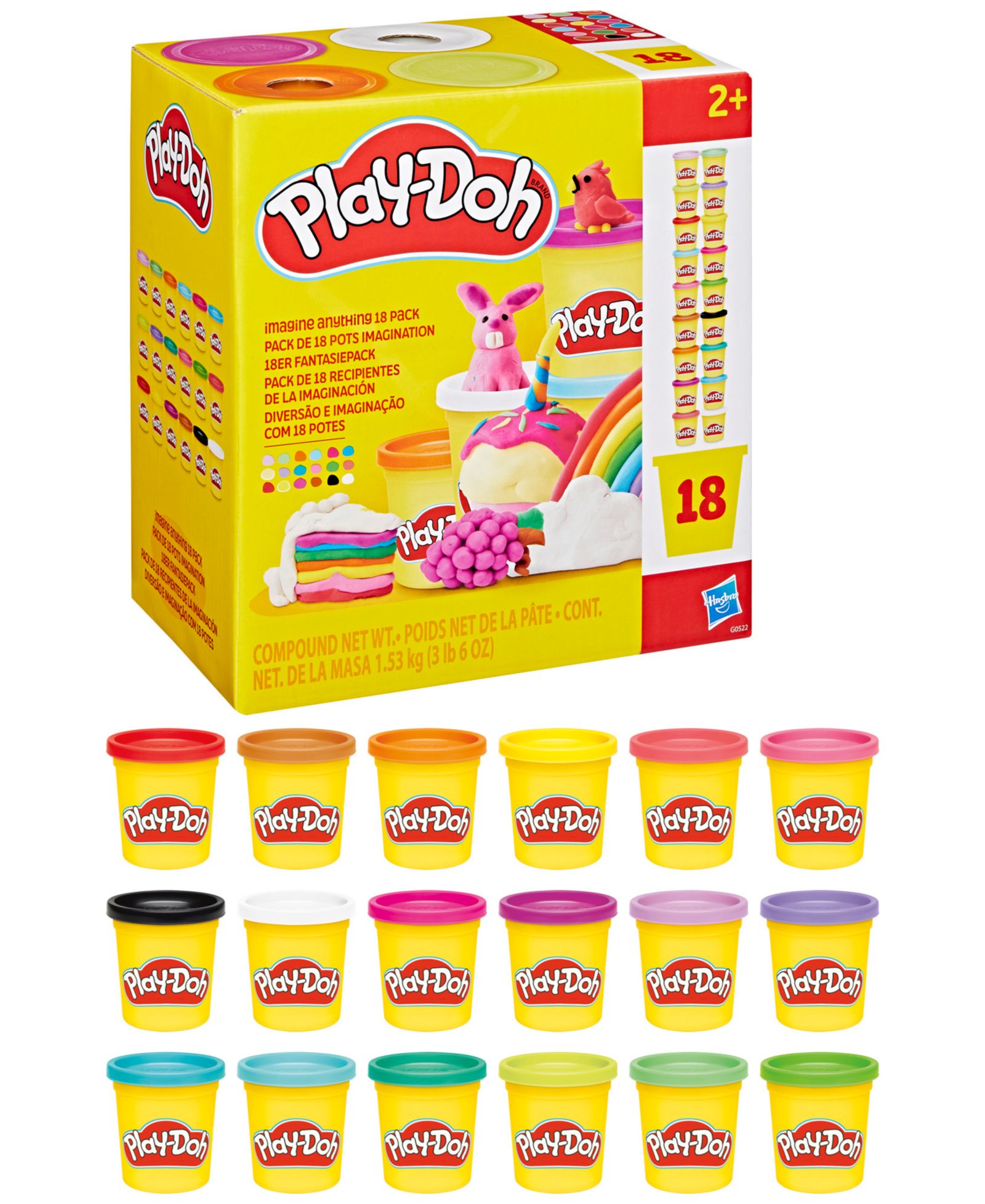 Play-Doh набор Imagine Anything, 18 шт