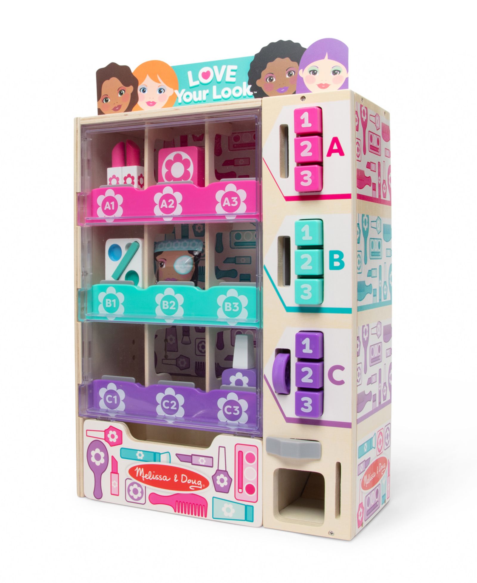 Melissa And Doug Sort, Stock, Select Beauty Kiosk 24-Piece Play Set, Ages 3+