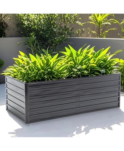 Металлическая приподнятая грядка Streamdale Furniture 6x3x2 FT