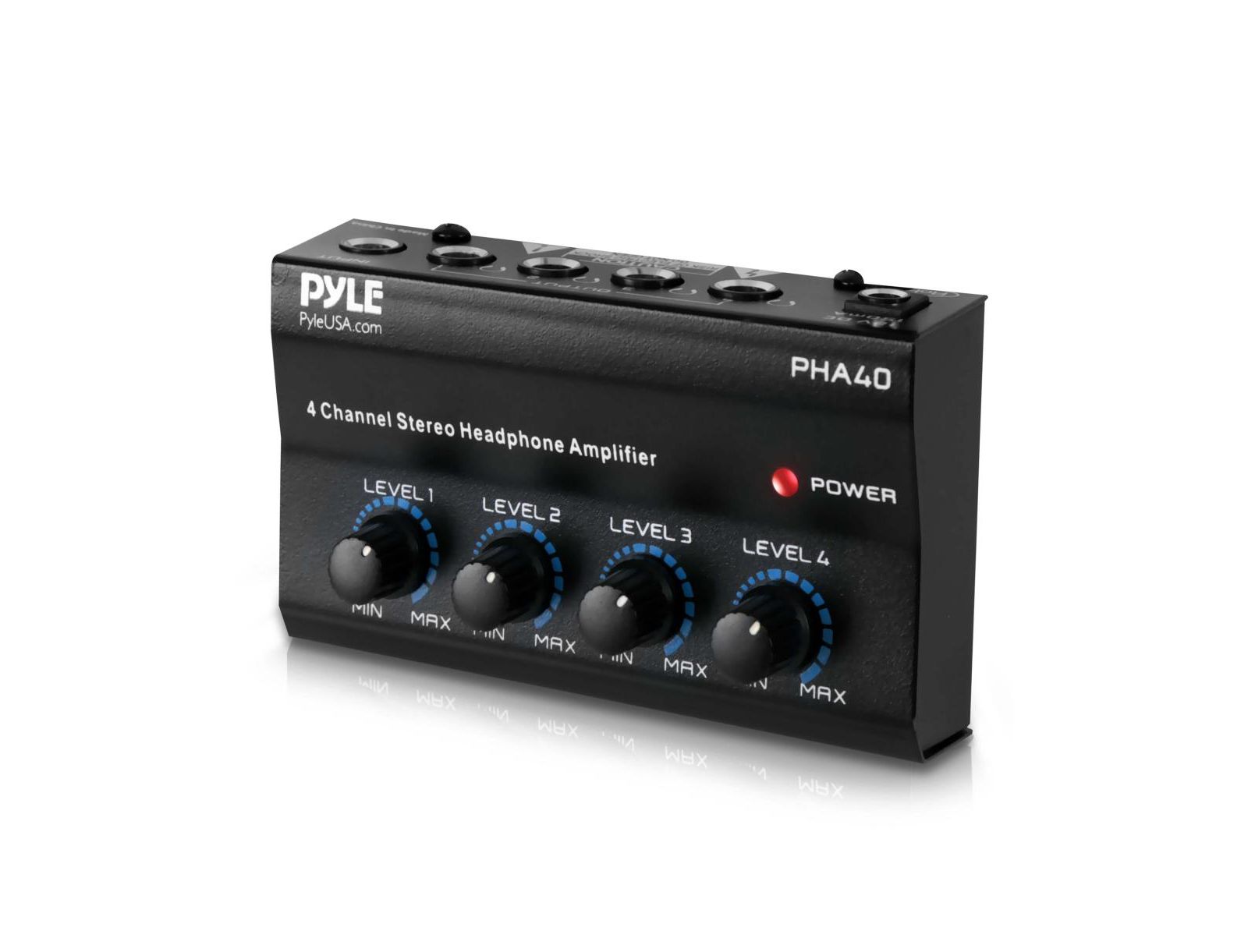Pyle PHA40 4-Channel Portable Headphone Amplifier