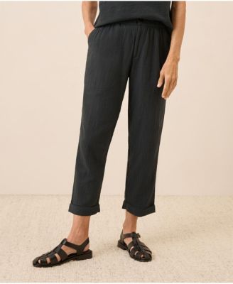 Pact Organic Cotton Coastal Double Gauze брюки с подвернутыми манжетами