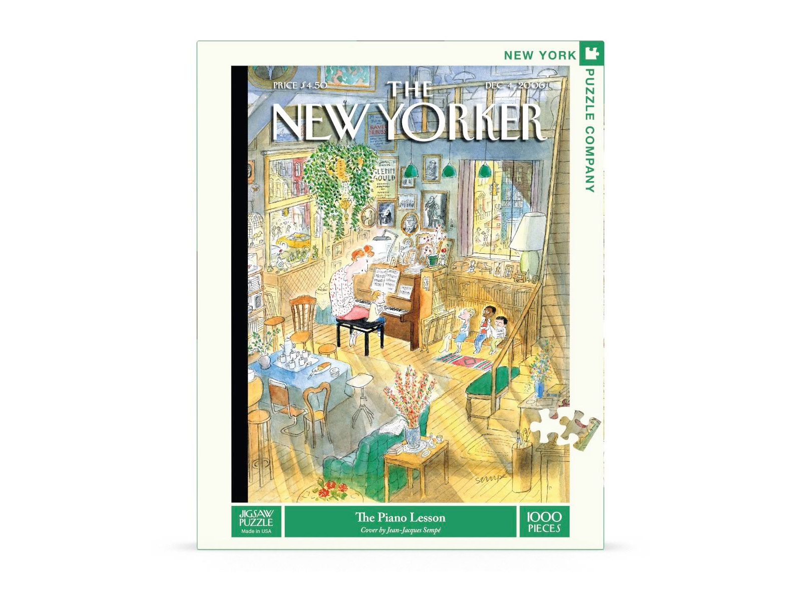 New York Puzzle Company пазл 1000 деталей «Урок фортепиано»