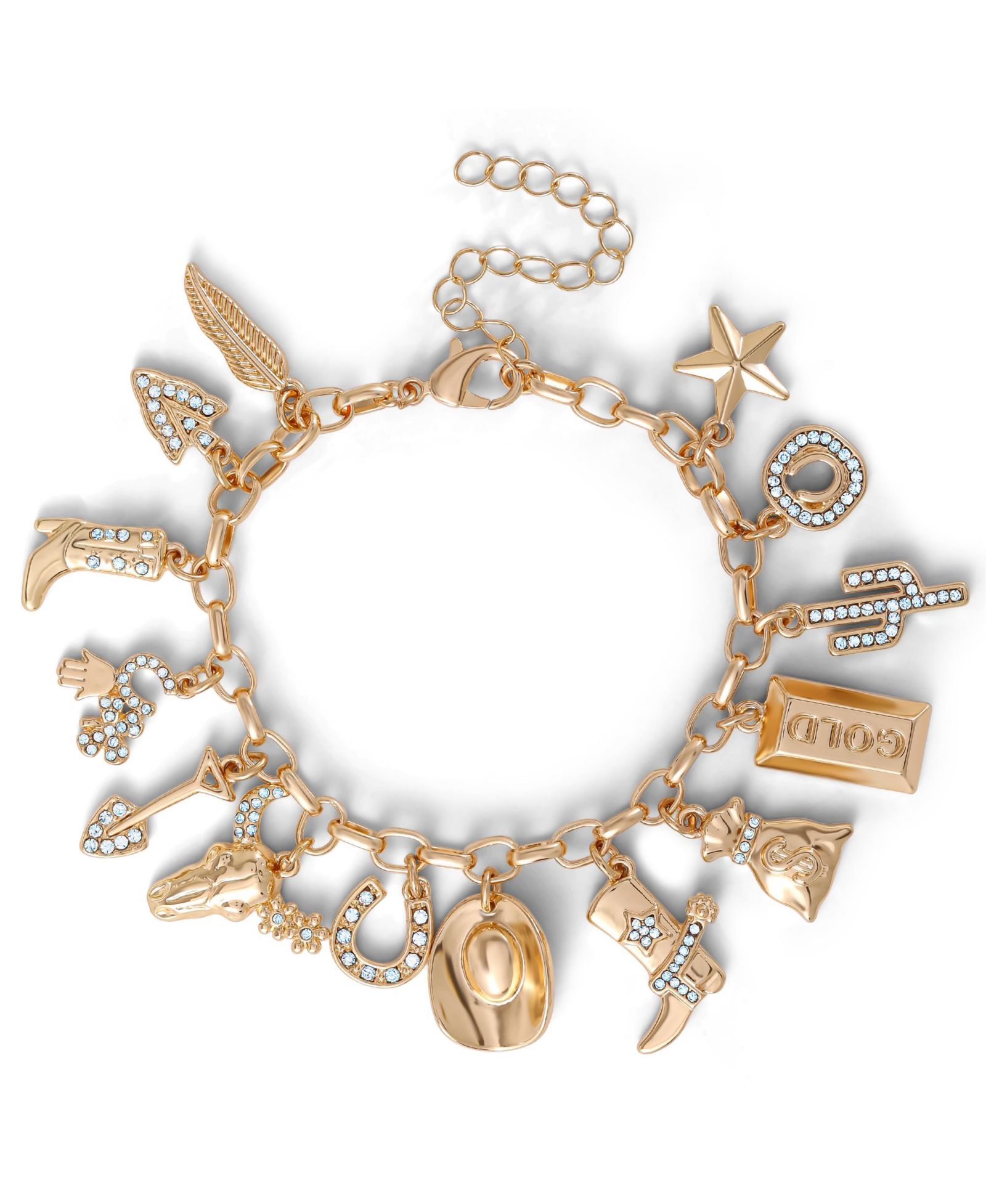 Браслет Jessica Simpson 20th Anniversary Mixed Charm