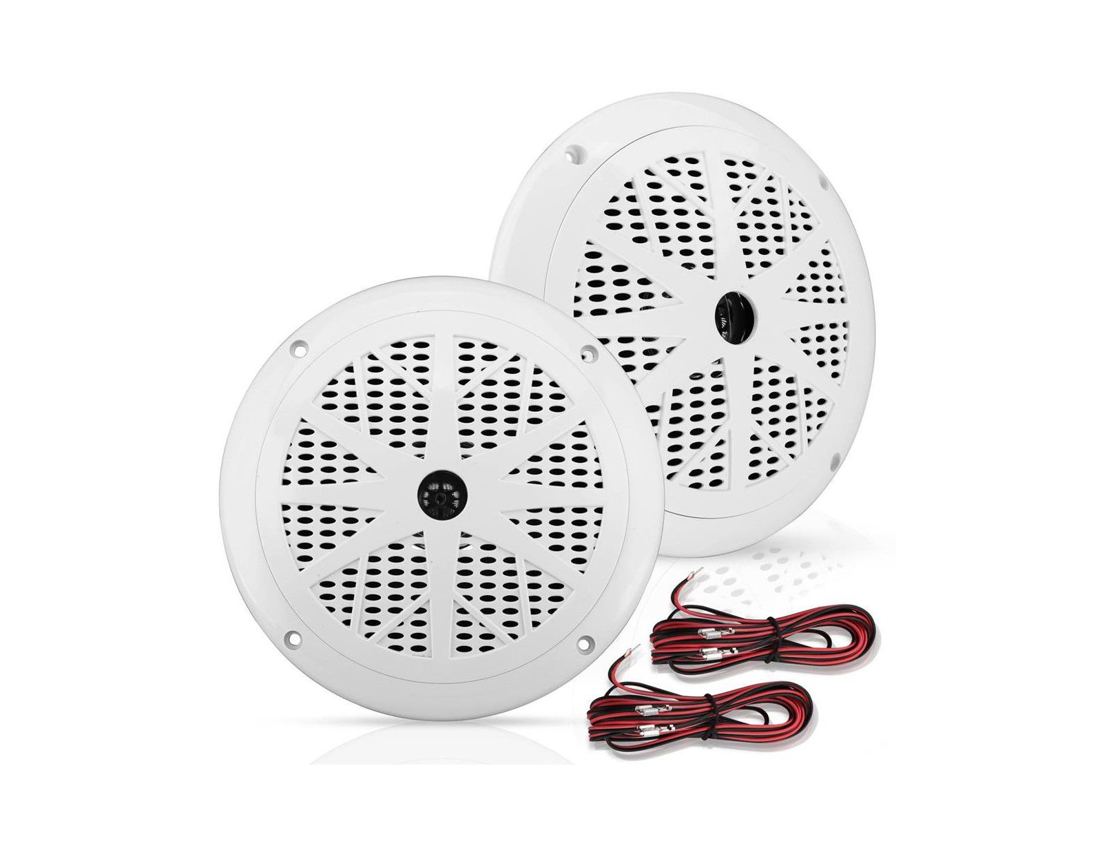 Pyle 120 Watts 6.5'' Dual Cone White Marine Speakers