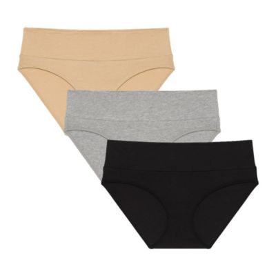 Материнские трусики Motherhood Maternity Cotton Foldover Waistband 3-Pack