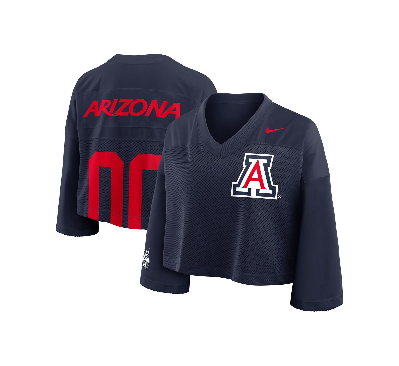 Женская джерси Nike Arizona Wildcats Mesh Cropped