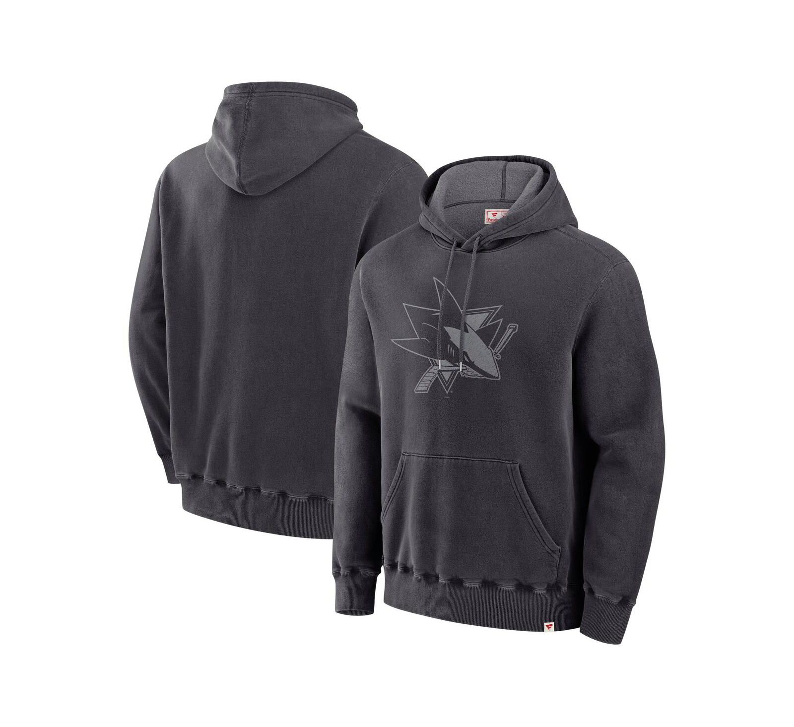 Мужское худи Fanatics Black San Jose Sharks Pullover