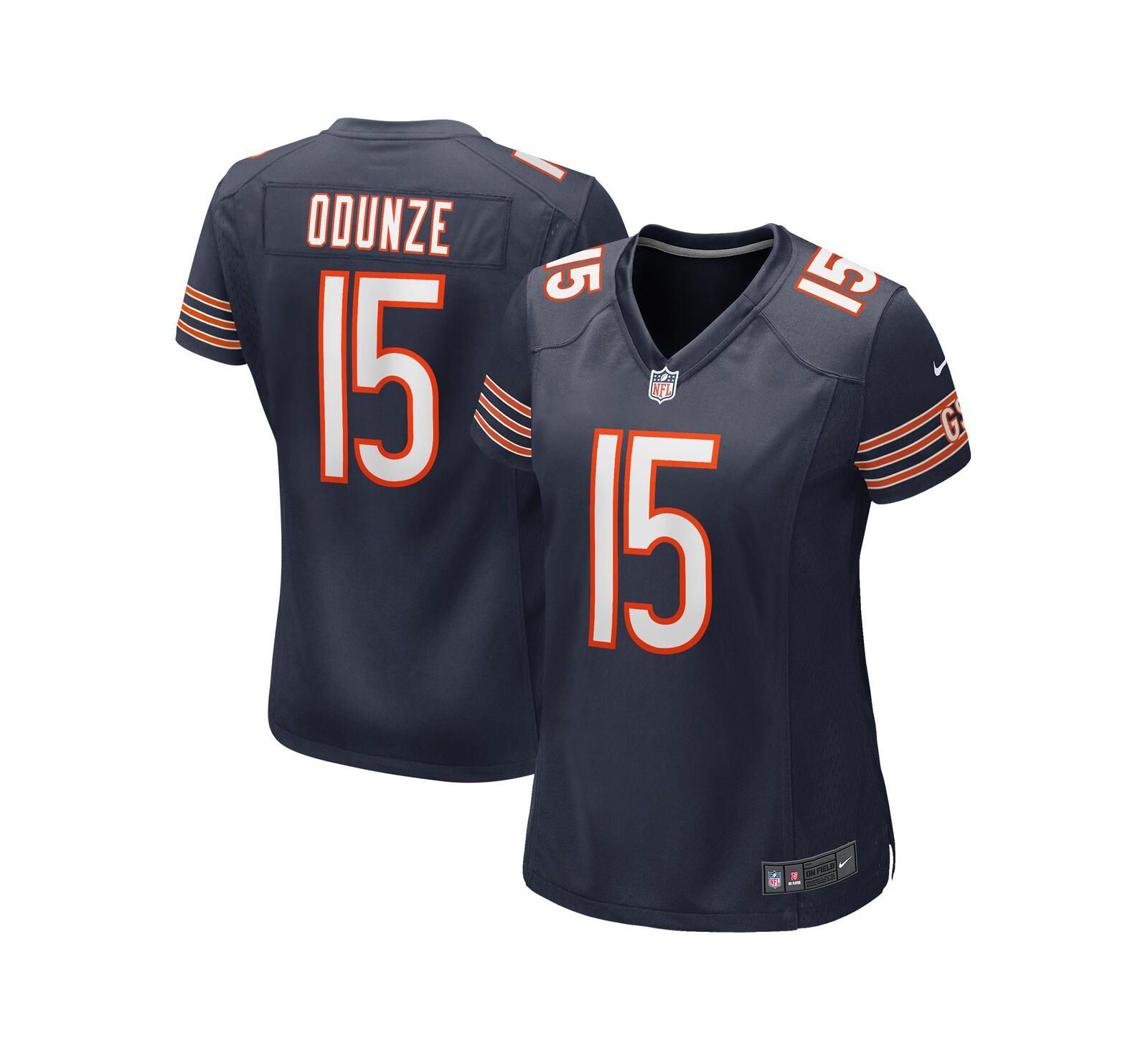 Nike Мужская джерси Chicago Bears Rome Odunze Navy