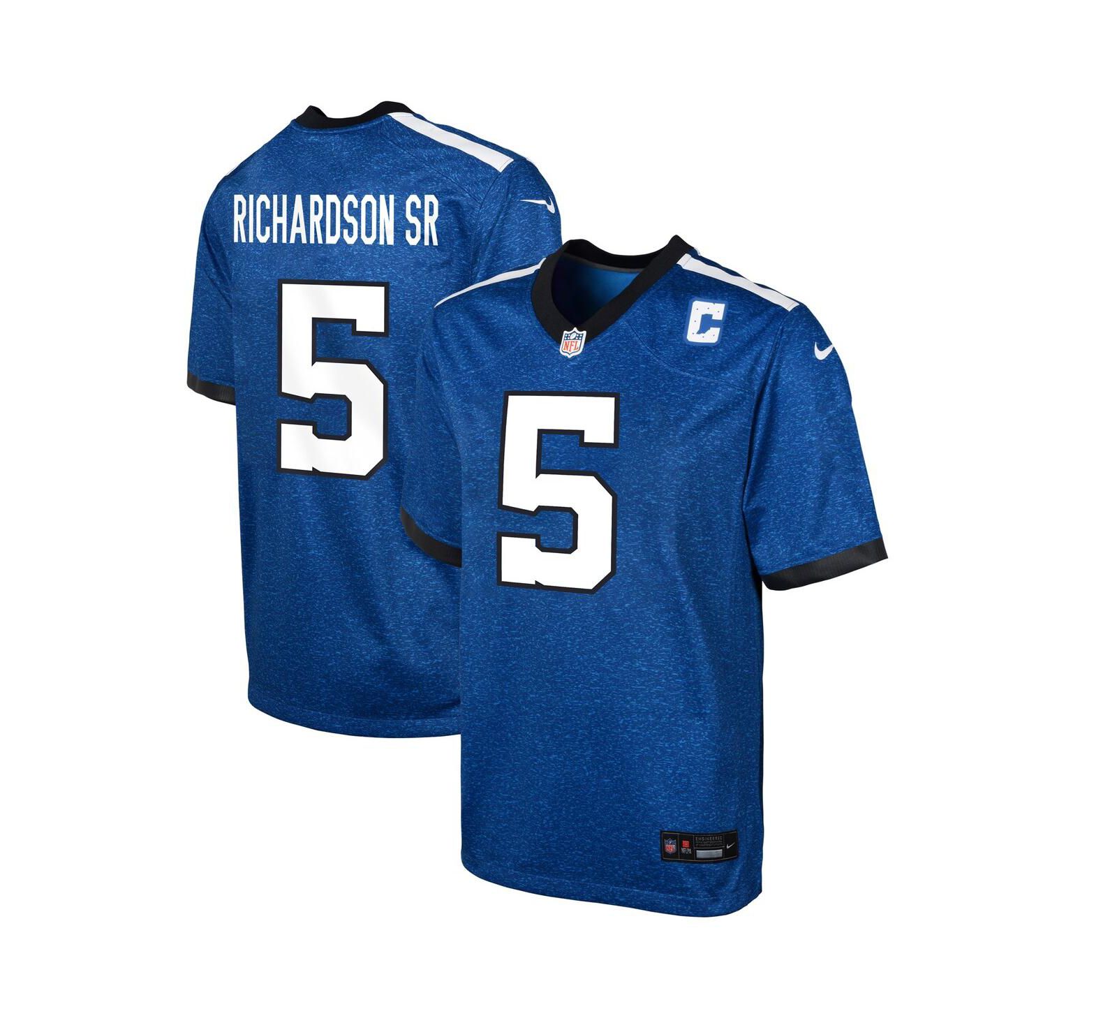 Nike Big Boys and Girls Anthony Richardson Sr. Royal Indianapolis Colts Game Jersey