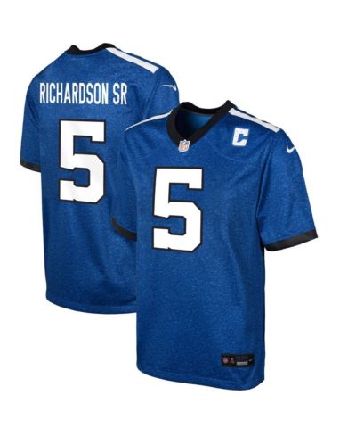 Детская игровая джерси Nike Anthony Richardson Sr. Indianapolis Colts, королевский синий
