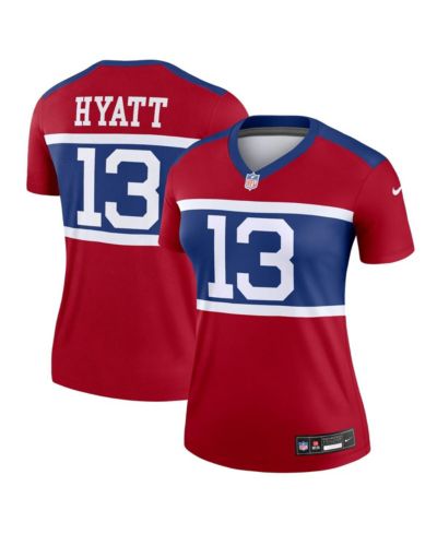 Женский спортивный топ Nike Jalin Hyatt Red New York Giants Alternate Legend Player Performance