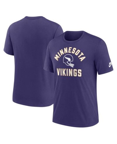Мужская футболка Nike Minnesota Vikings Favorable Timeline Tri-Blend, фиолетовая