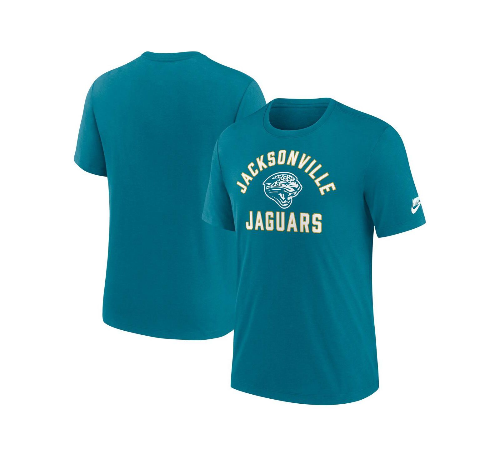 Мужская футболка Nike Teal Jacksonville Jaguars Tri-Blend